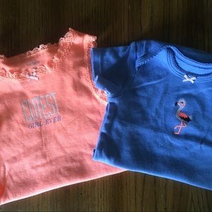 6 for $20 Pair Carter’s Bodysuits, 12M